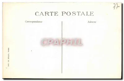 フォンタインブロー宮殿 — 別れの広場 — 著者：Deley, Paris — 裏面
