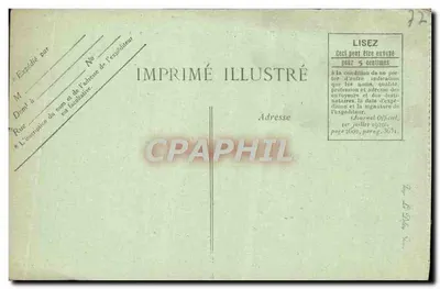 Fontainebleau — Cour des Adieux — ed. Baron, Fontainebleau — Verso