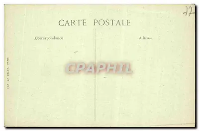 Palácio de FONTAINEBLEAU — L'Étang aux Carpes e o Pavilhão do Imperador — Siron editor, Fontainebleau — Verso