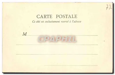 Floresta de Fontainebleau — Rocher de Bouligny — B. F., Paris, n°10 — Verso