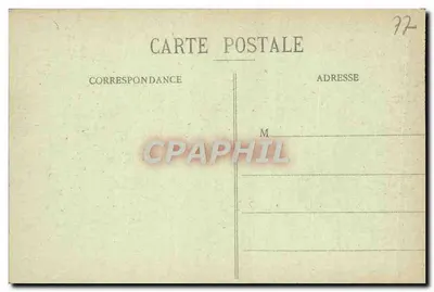 Paleis van Fontainebleau — Gezicht op de Cour des Adieux (andere weergave) — Uitgever niet geïdentificeerd, n° 30 — Achterkant