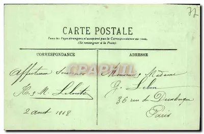 As Platrières d'Apremont — Fontainebleau — LL. — n°110 — Verso