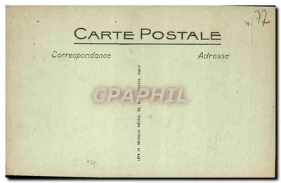 Fontainebleau — El Palacio — La Puerta del Bautismo — LL. — Reverso