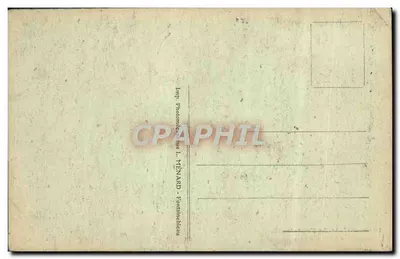 Palácio de Fontainebleau — Quarto de dormir de Napoleão I — Coleção Artística n°1040 — Verso