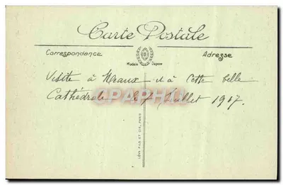 Meaux — La Catedral — Los Portales — 12 — Reverso
