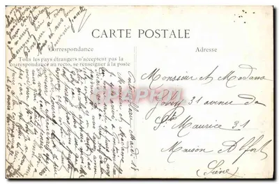 Floresta de Fontainebleau — Cruzeiro do Ninho da Águia — Editor Fourcade, n° 118 — Verso