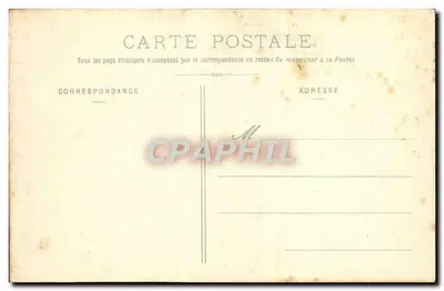 Floresta de Fontainebleau — Esfinge dos Druidas (Franchard) — C. P. A. n° 101 — Verso
