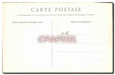 Palácio de Fontainebleau — A Escada do Cavalo de Ferro — G. B. N. G. Fontainebleau — Verso