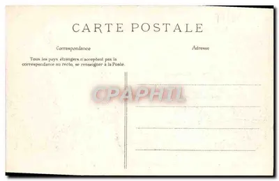 Floresta de FONTAINEBLEAU — A Cabeça do Cão — A. SIRON Edit. — Verso