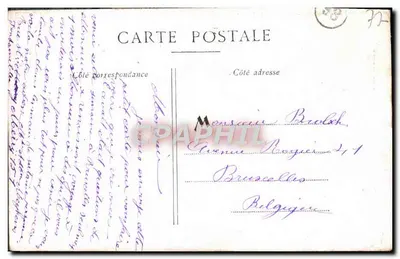 Floresta de Fontainebleau — Panorama de Franchard — Editor T. Fréteau, n° 12 — Verso