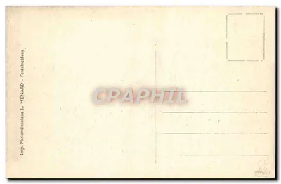 Bossche van Fontainebleau — De Huilende Roche — Artistieke collectie L. Ménard — Achterkant
