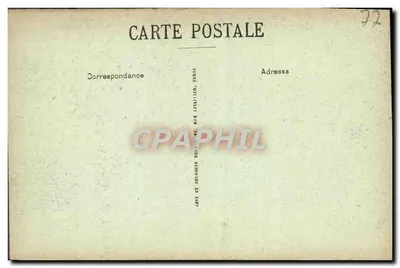 Palácio de Fontainebleau — A Escada do Cavalo de Ferro — LL. — Série 16 — Verso