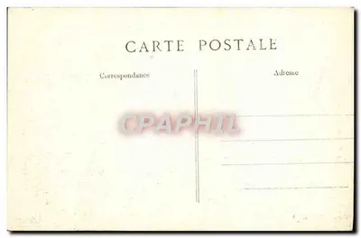 Palácio de FONTAINEBLEAU — Bassin das Cascades — Editor B.D. n°732 — Verso