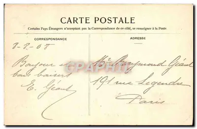 Floresta de Fontainebleau — O Samson — Editor não identificado, n° 402 — Verso