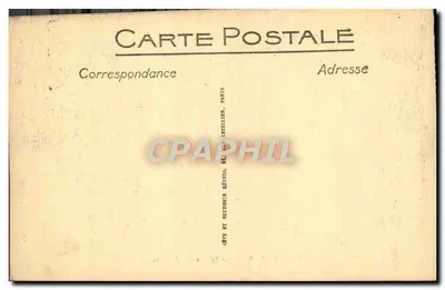 Fontainebleau — A Floresta — O Esfinge dos Druidas — LL. — N° 125 — Verso