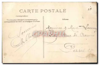 Fontainebleau — Panorama — Éditions E. D. Editeur — Rückseite