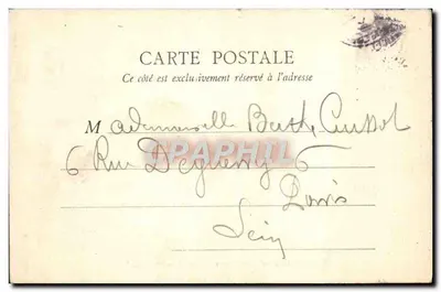 Floresta de Fontainebleau — Gorges de Franchard — R. F. Piat, n°1 — Verso