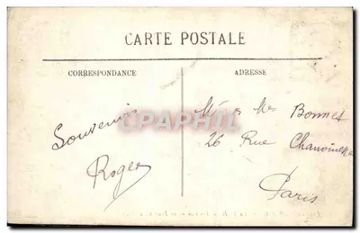 As Gorges de Franchard — Fontainebleau — LL — n°225 — Verso