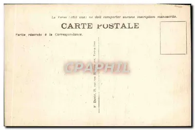 Zamek Vaux-le-Vicomte — Oaza Melun — Wydawca F. David, n°32 — Rewers
