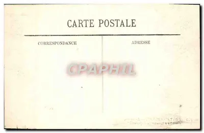 Fontainebleau — Le Palais. Chambre à Coucher de Napoléon Ier — LL. N° 355 — Verso