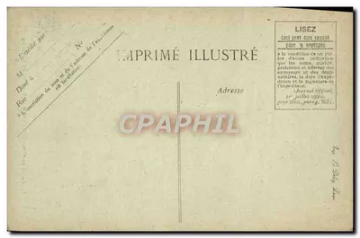 Palácio de FONTAINEBLEAU — Capela da Trinité — Siron édit., Fontainebleau — Verso