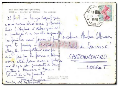Les Beaumettes (Vaucluse) — Quartier du Château — Vue aérienne — Éditions Archambault Combien — Reverso