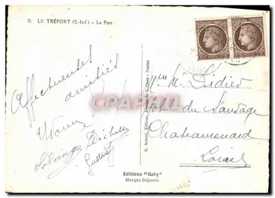 Le Tréport (S.-Inf.) — O Porto — Edições Gaby — Verso