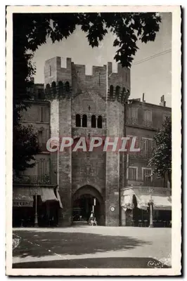 Manosque (B.-Alpes) — Porte Saunerie — éditeur impr. sur la carte