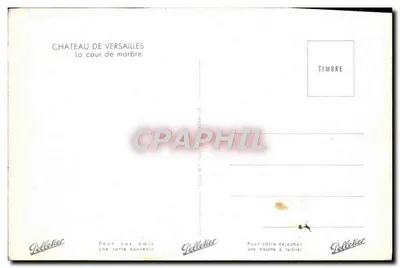 Zamek w Versaille — Plac marmurowy — Pallettier — Rewers