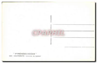 Cauterets — Skoczek Cerisey — Wydawnictwo Labouche Frères — Rewers