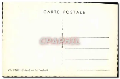 Le PendentiF — Valence (Drôme) — wydawca C. Dagon — Rewers