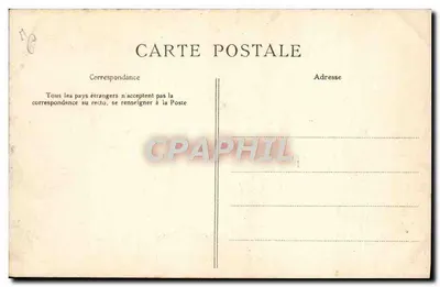 Ruïnes van de Cartuja van Port Sainte-Marie — L'Auvergne pittoresque, n° 2558 — uitgever niet zichtbaar — Achterkant