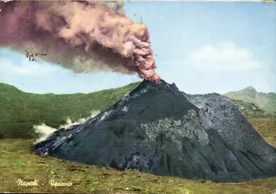 Nápoles - Vesúvio — edição Fotocolor, Itália