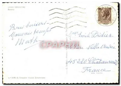 Baveno — Jezioro Maggiore — G. Sorgenti, nr 1648 — Rewers