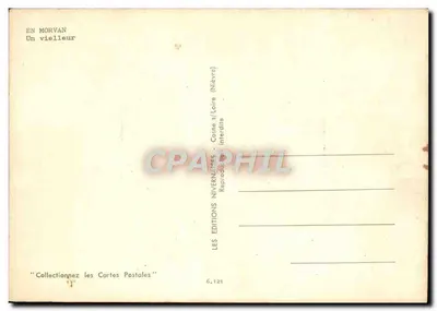 एक पुराना व्यक्ति — मॉर्वन (निव्र) — लेस एडिशन्स निवर्नेज़, संख्या 6.121 — पीछे