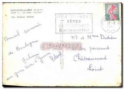 Boulogne-sur-Mer — La Gare maritime — Combière — Reverso