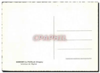Domremy-la-Pucelle — Binnenkant van de kerk — Achterkant