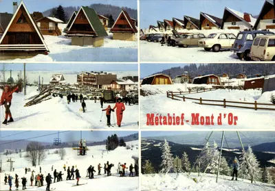 Métabief - Mont d'Or — estação de esqui — editor C. 343