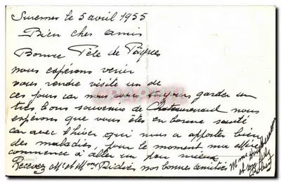 Páscoa — sinos e flores — Barni, n° 123 — Verso