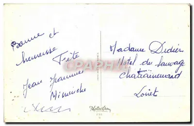 Crianças em um paisagem — ilustração colorida — Imprime France n°258 — Verso