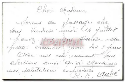 Thonon-les-Bains — Vista tirada de Concise — Cop — Verso
