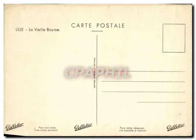Lille — Stara Bursa — wydawca Pelletier — Rewers