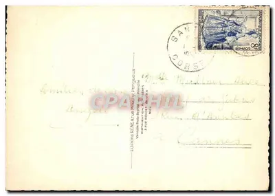 Sartène-Corse : Vista Generale — Éditions RENE, n° 1061 — Verso