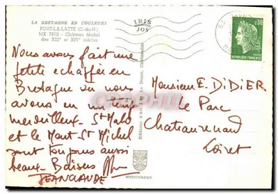 Fort-la-Latte — feudalny zamek z XIII i XIV wieku — Éditions d'Art Jos — Rewers