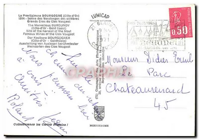 In Borgogna — Castello di Clos Vougeot — Lumicap — Verso
