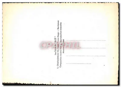 O País Basco — Gascogne — Editor L. Chatagneau, Bordeaux — Verso