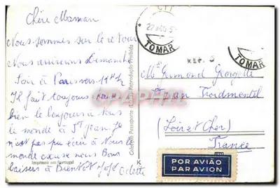 Bilhete postal moderno Um Trecho Da Mata Dos Sete Montes — Verso