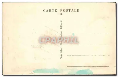 Bilhete postal moderno Florac Vista Geral Sudeste — Verso
