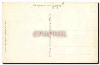 A resposta dos parisinos ao apelo do Ministro das Finanças: o depósito de ouro na Banque de France — D'après l'illustration par Simont, série 603, Galerie Patriote — Verso
