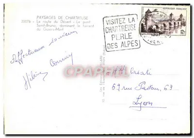 Ponte de Saint-Bruno — estrada do Deserto — editor Les Éditions de l'Écanson (Rhône) — Verso